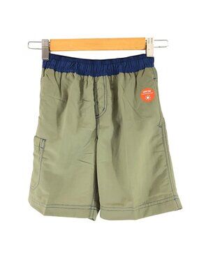 White Sierra Boys Jr So Cal Board Shorts Nylon UPF 30 Cargo Green Blue Size XS